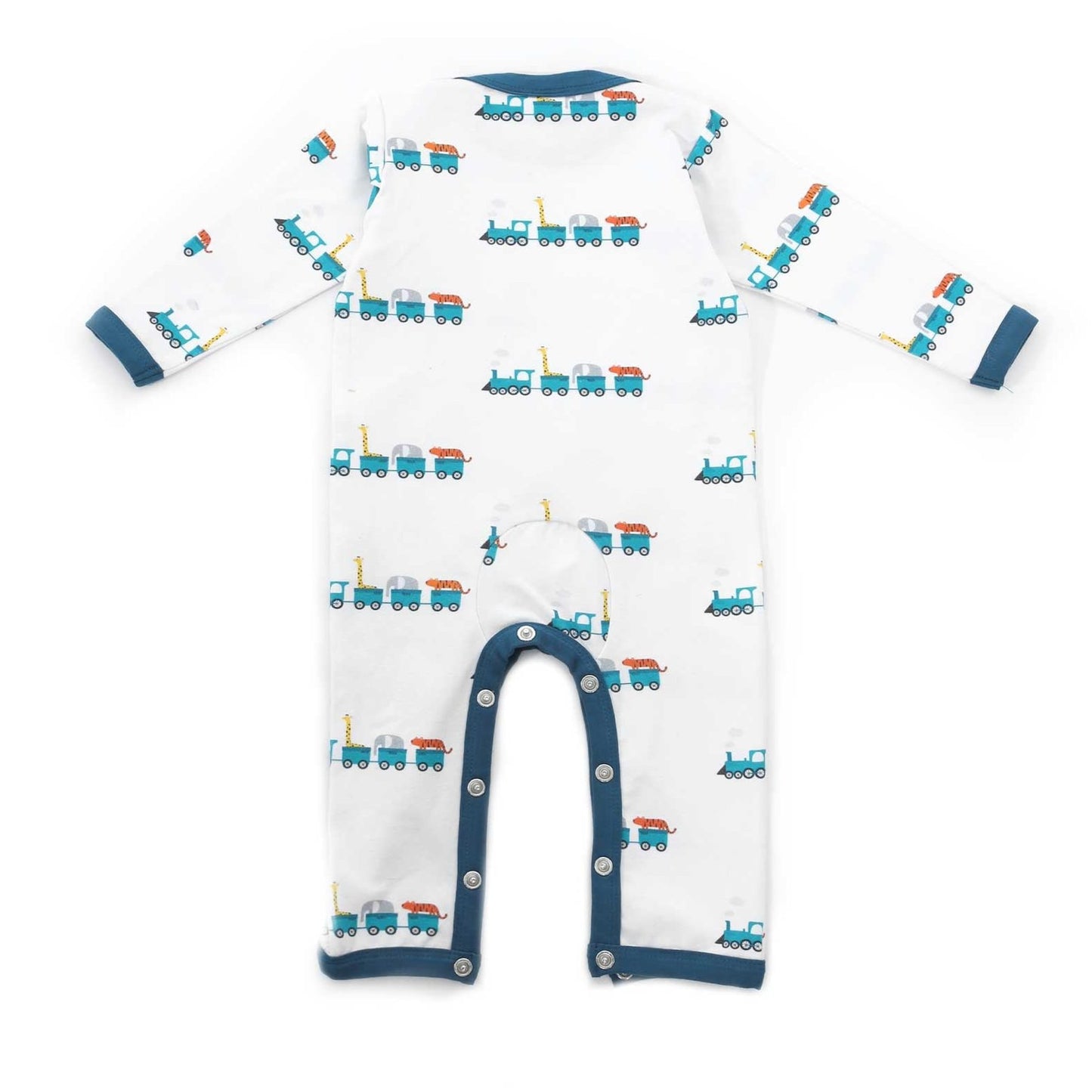Animal Train Sleepsuit