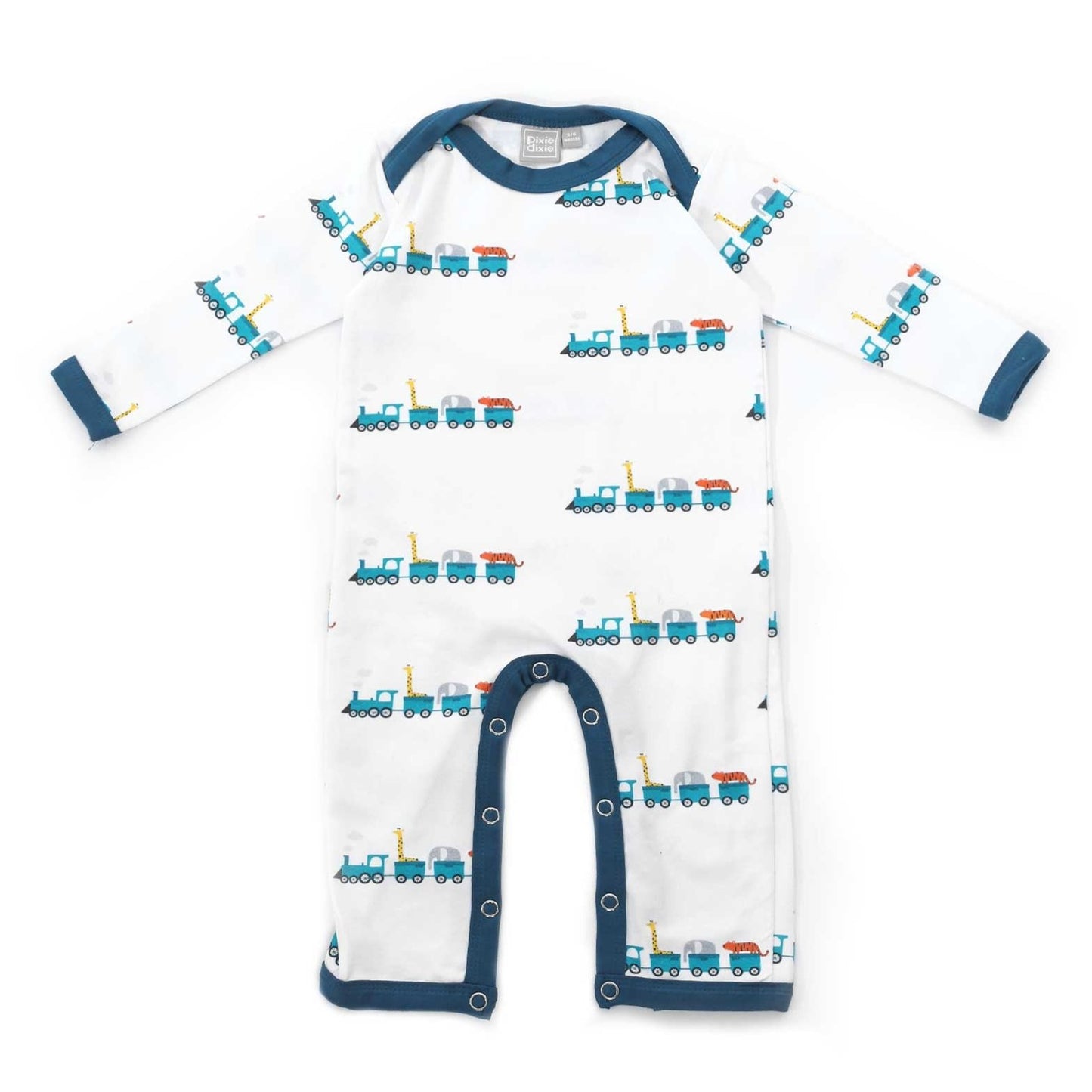 Animal Train Sleepsuit