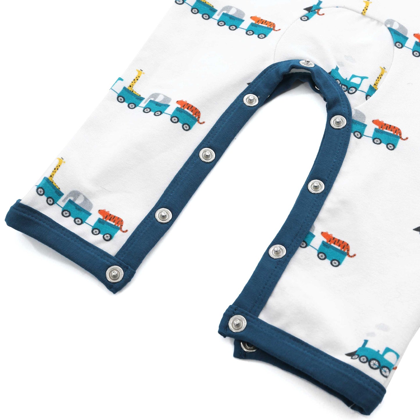 Animal Train Sleepsuit