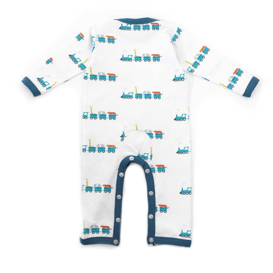 Animal Train Sleepsuit